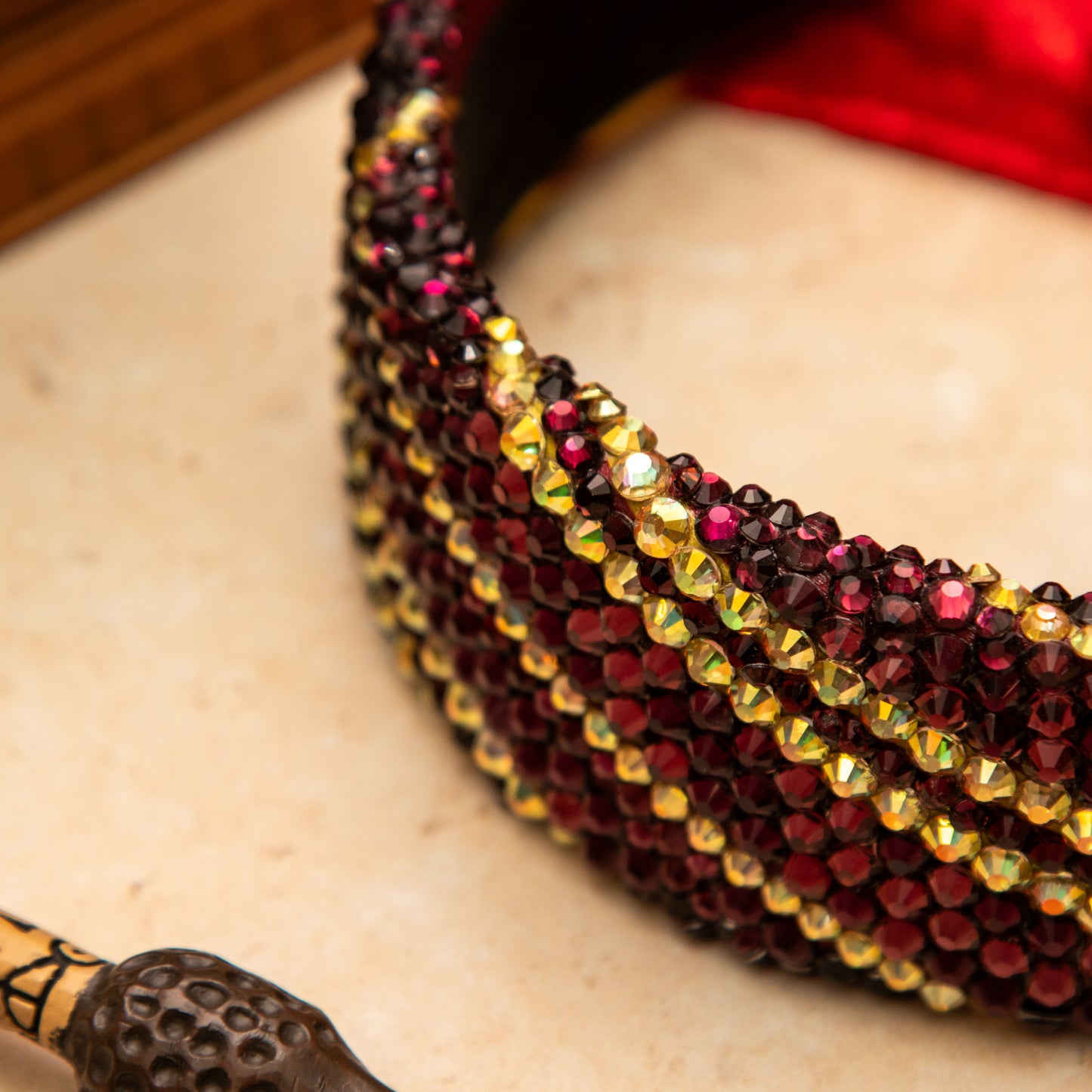 Wizardry Headband - Burgundy Red