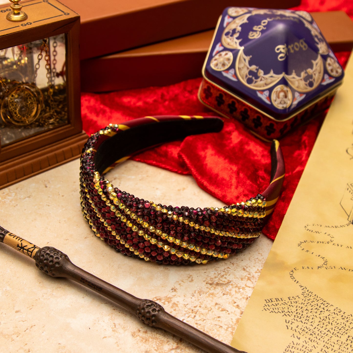 Wizardry Headband - Burgundy Red